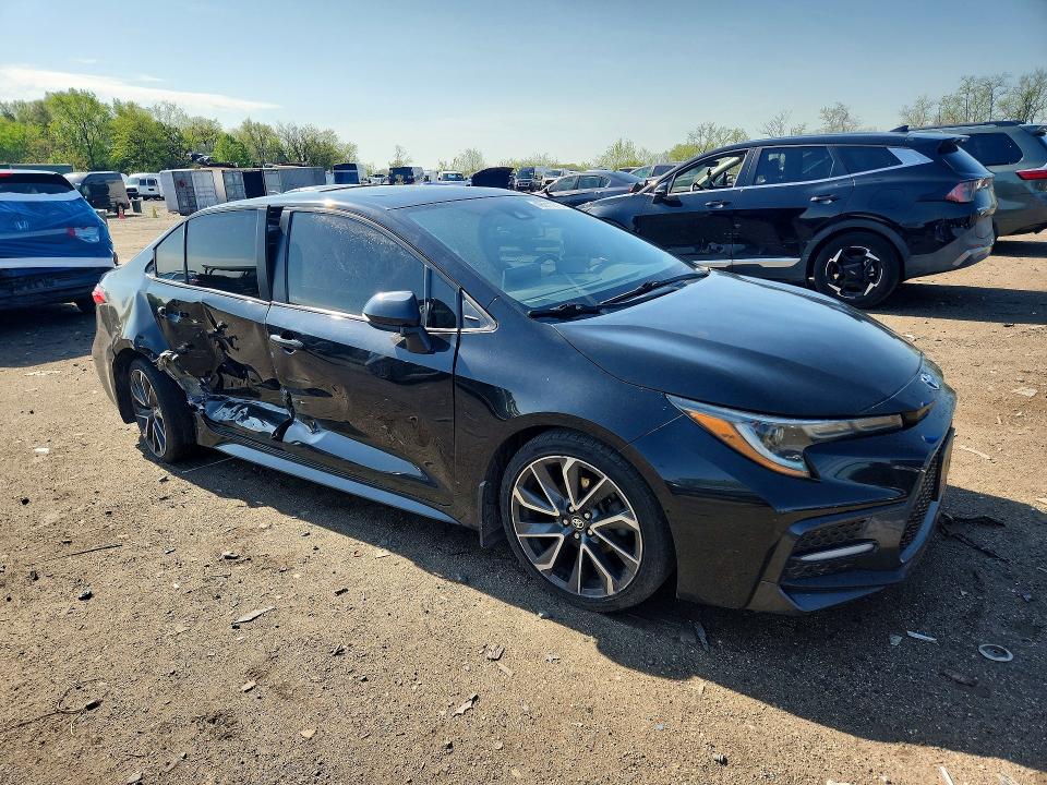 2020 Toyota Corolla VIN 5YFP4RCE7LP029441 COPART salvage auction — SIDE, MD - CERT OF SALVAGE > 75% DAMAGE, sold $3,600 on 2026-07-30 (photo 4)