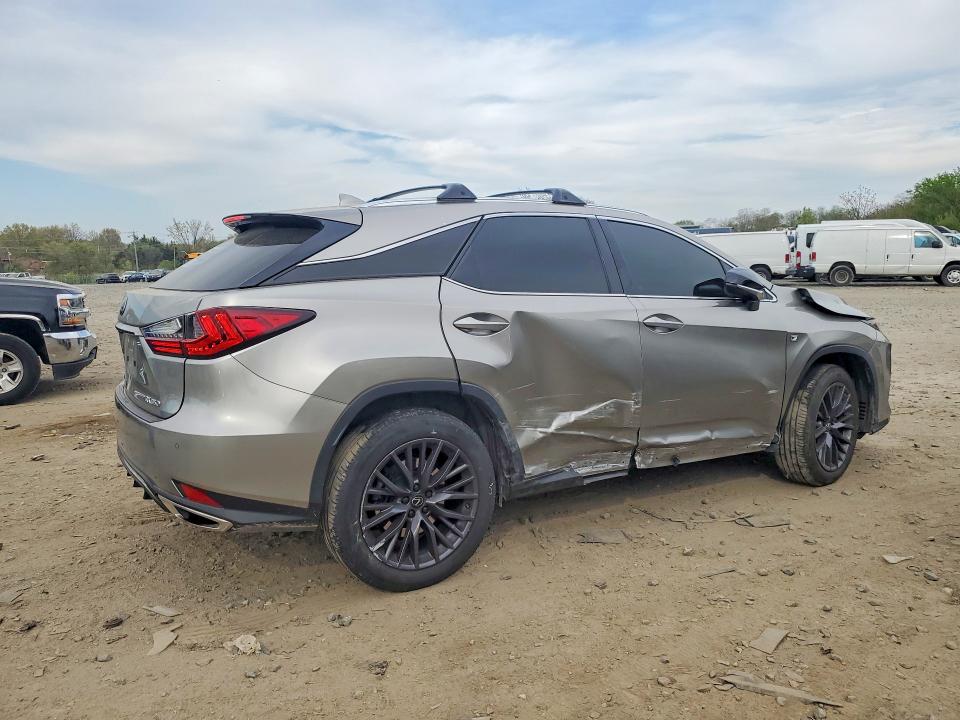 2021 Lexus Rx VIN 2T2SZMDA7MC266714 COPART salvage auction — FRONT END, Md - Cert Of Salvage < 75% Damage, sold $6,700 on 2026-07-23 (photo 3)