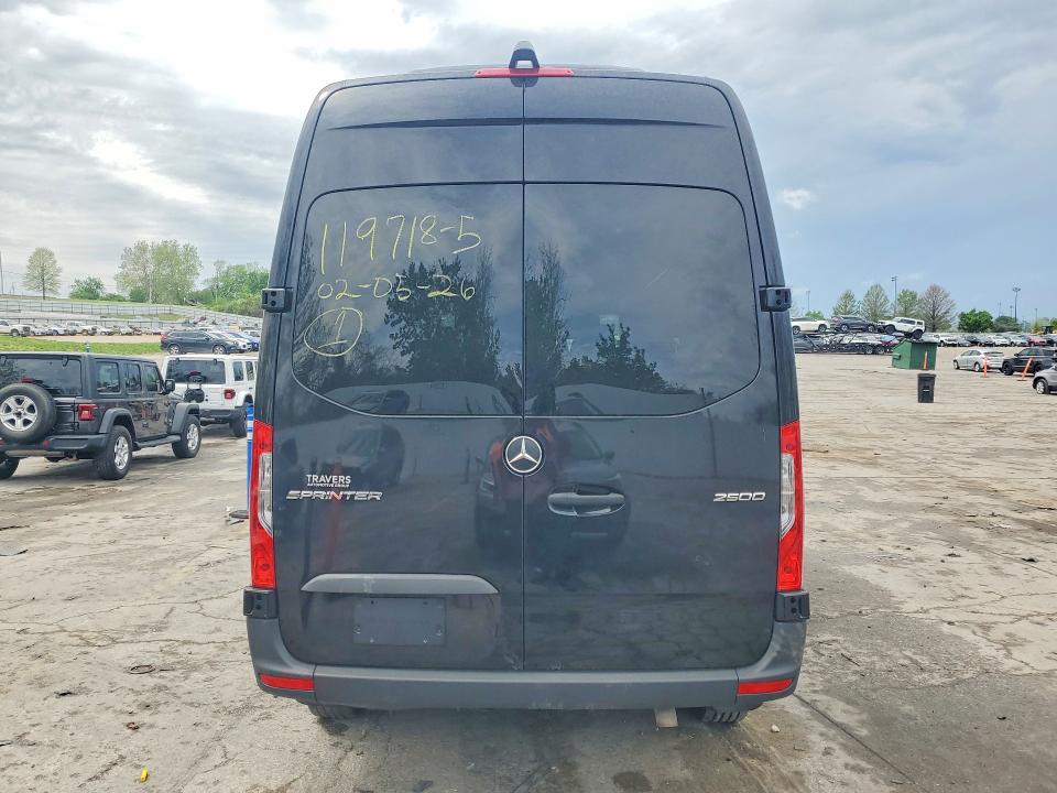 2024 Mercedes-benz Sprinter VIN W1Z4KFHY9RP727142 COPART salvage auction — FRONT END, Mo - Salvage Certificate Of Title, sold $7,600 on 2026-07-08 (photo 6)