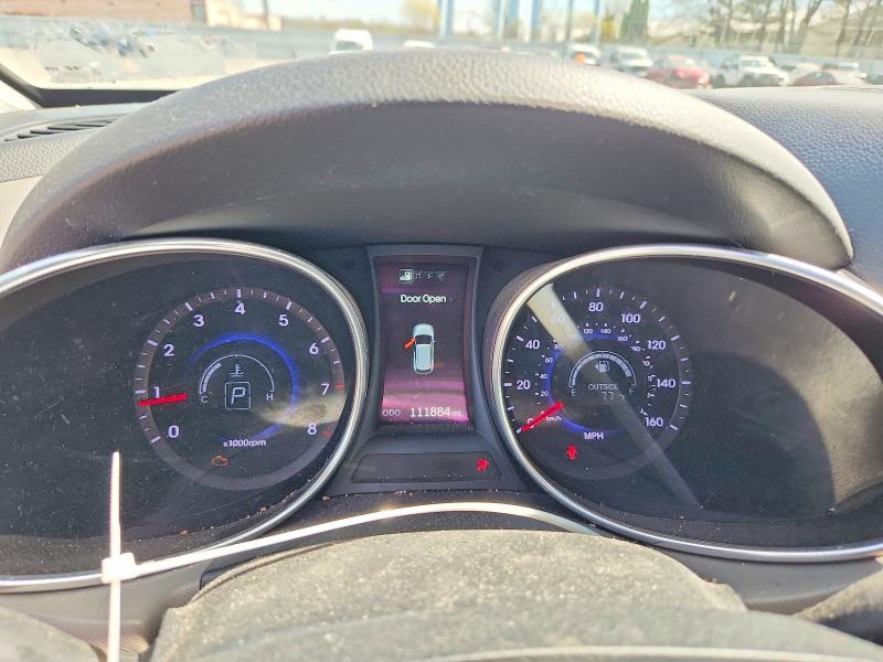 2016 Hyundai Santa fe VIN KM8SNDHF4GU138228 COPART salvage auction — FRONT END, Nj - Cert Of Title-Salvage, sold $3,900 on 2026-07-13 (photo 9)