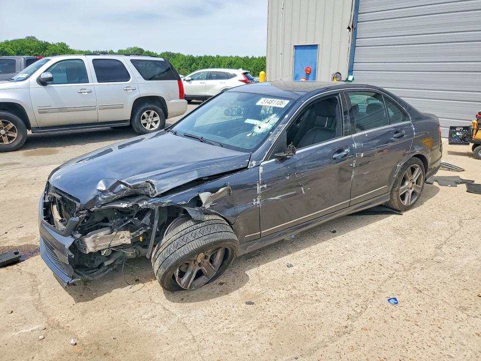 2010 Mercedes-benz C-klasse VIN WDDGF5EB9AR098355 COPART salvage auction — FRONT END, Tn - Salvage Certificate, sold $425 on 2026-07-14 (photo 1)