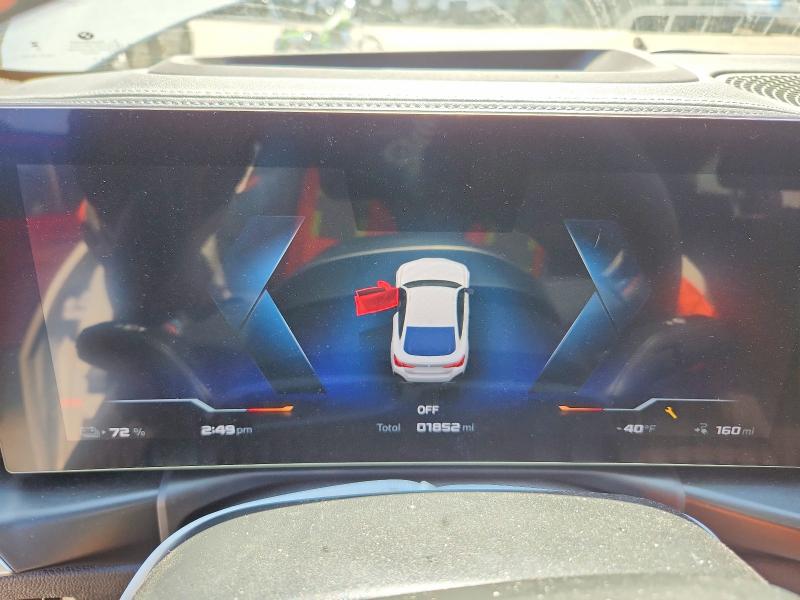 2025 BMW I4 VIN WBY33HD07SFU48327 COPART salvage auction — FRONT END, Ca - Salvage Certificate, sold $21,600 on 2026-07-31 (photo 9)