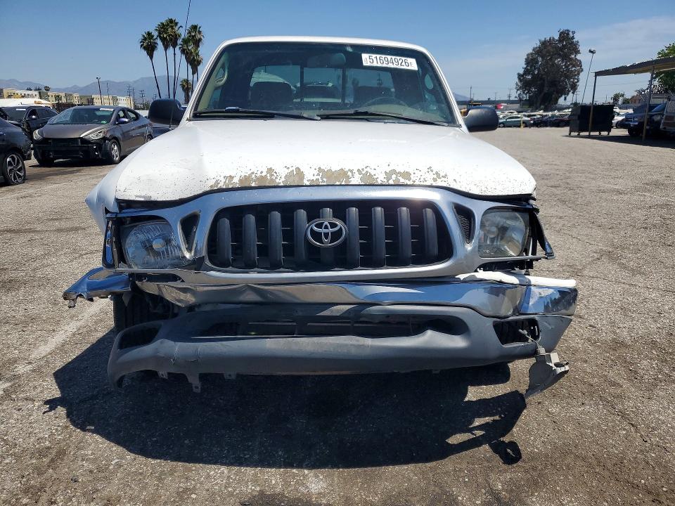 2004 Toyota Tacoma VIN 5TEVL52N44Z432261 COPART salvage auction — FRONT END, Ca - Salvage Certificate, sold $2,700 on 2026-07-24 (photo 5)