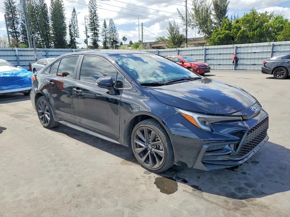 2024 Toyota Corolla VIN 5YFS4MCE2RP176837 COPART salvage auction — SIDE, Fl - Cert Of Title Slvg Rebuildable, sold $6,800 on 2026-07-06 (photo 4)