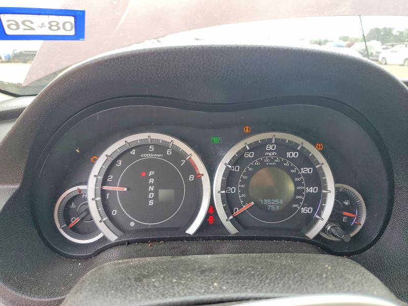 2012 Acura Tsx VIN JH4CU2F43CC017609 COPART salvage auction — VANDALISM, Tx - Salvage Vehicle Title, sold $1,650 on 2026-07-06 (photo 9)