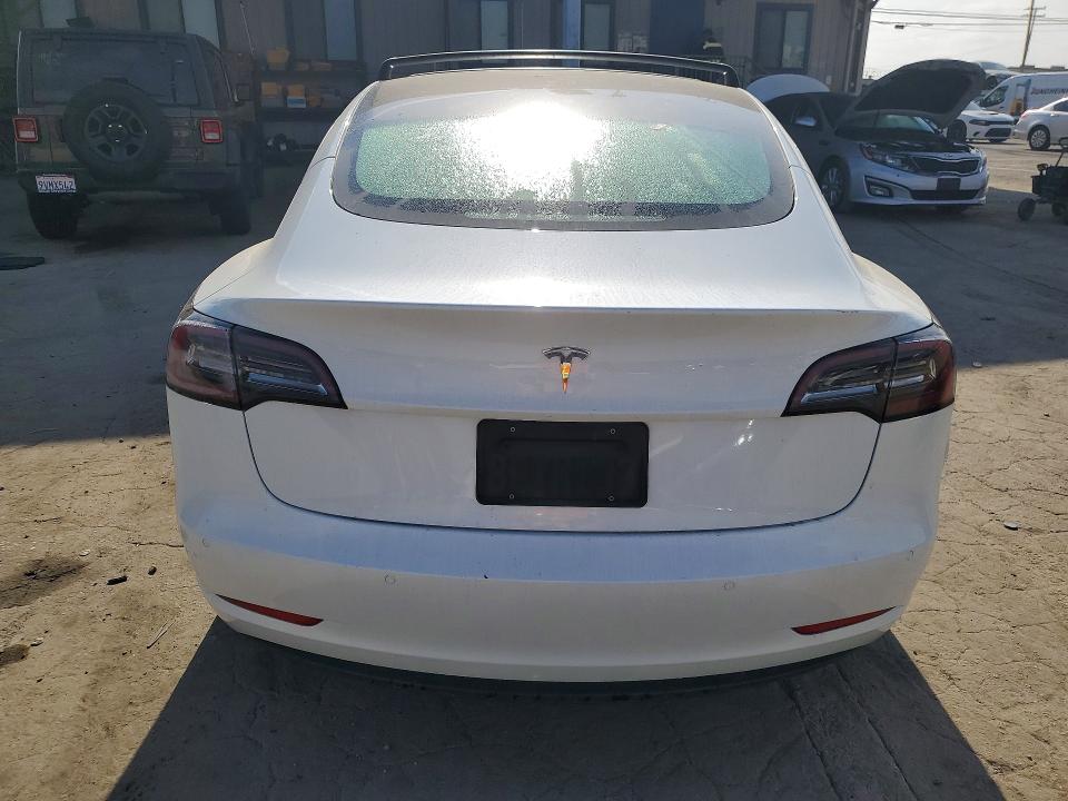 2021 Tesla Model 3 VIN 5YJ3E1EAXMF090299 COPART salvage auction — FRONT END, Ca - Salvage Certificate, sold $5,500 on 2026-07-13 (photo 6)