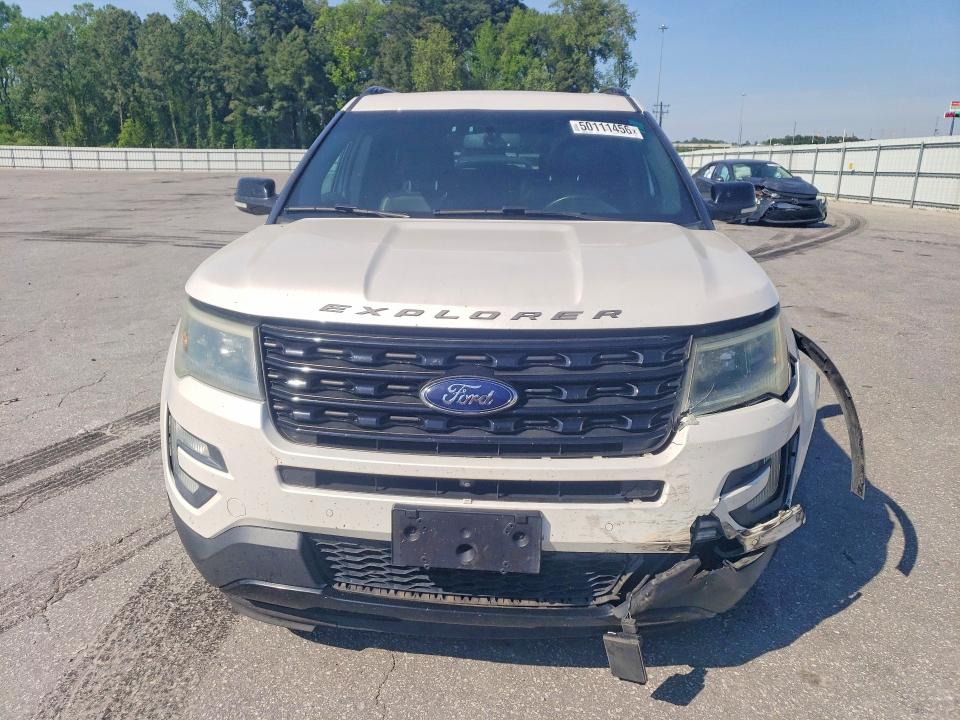 2016 Ford Explorer VIN 1FM5K8GT9GGB31858 COPART salvage auction — FRONT END, Nc - Salvage Certificate Of Title, sold $2,500 on 2026-07-02 (photo 5)