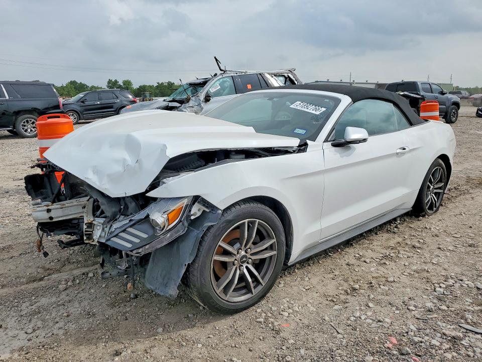 2017 Ford Mustang VIN 1FATP8UH1H5278787 COPART salvage auction — FRONT END, TX, sold $1,950 on 2026-07-09 (photo 1)
