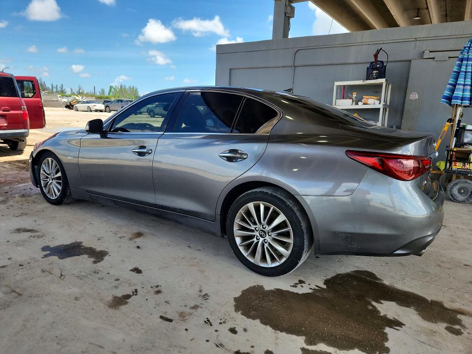 2021 Infiniti Q50 VIN JN1EV7BR1MM754179 COPART salvage auction — SIDE, Fl - Cert Of Title Slvg Rebuildable, sold $3,150 on 2026-08-01 (photo 2)