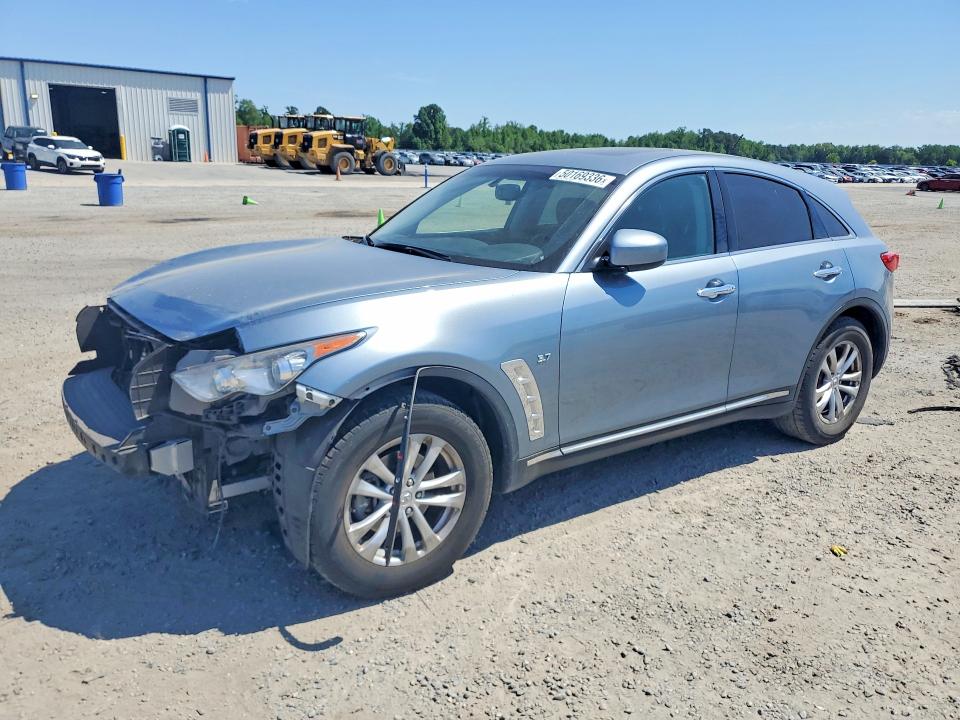 2017 Infiniti Qx70 VIN JN8CS1MW1HM415073 COPART salvage auction — FRONT END, Nc - Salvage Certificate Of Title, sold $3,050 on 2026-07-27 (photo 1)