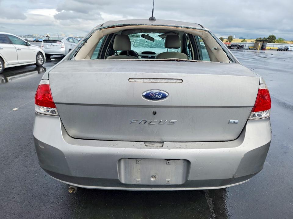 2008 Ford Focus VIN 1FAHP35N48W116059 COPART salvage auction — FRONT END, Ca - Salvage Certificate, sold $175 on 2026-07-08 (photo 6)