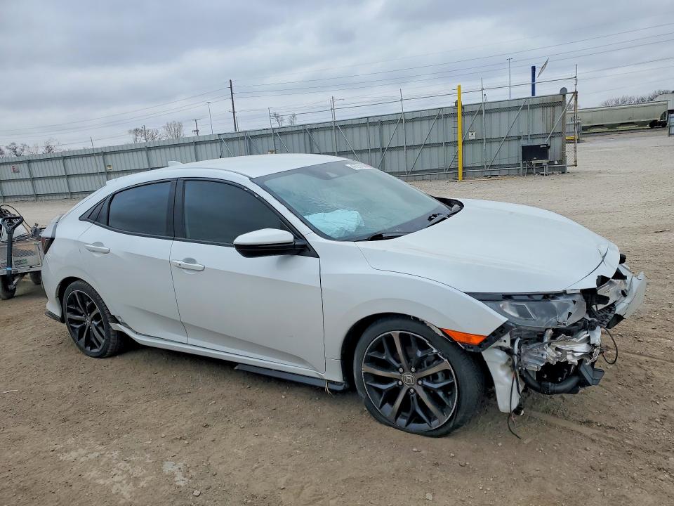 2021 Honda Civic VIN SHHFK7H44MU216170 COPART salvage auction — FRONT END, CA - SALVAGE CERTIFICATE, sold $100 on 2026-08-21 (photo 4)