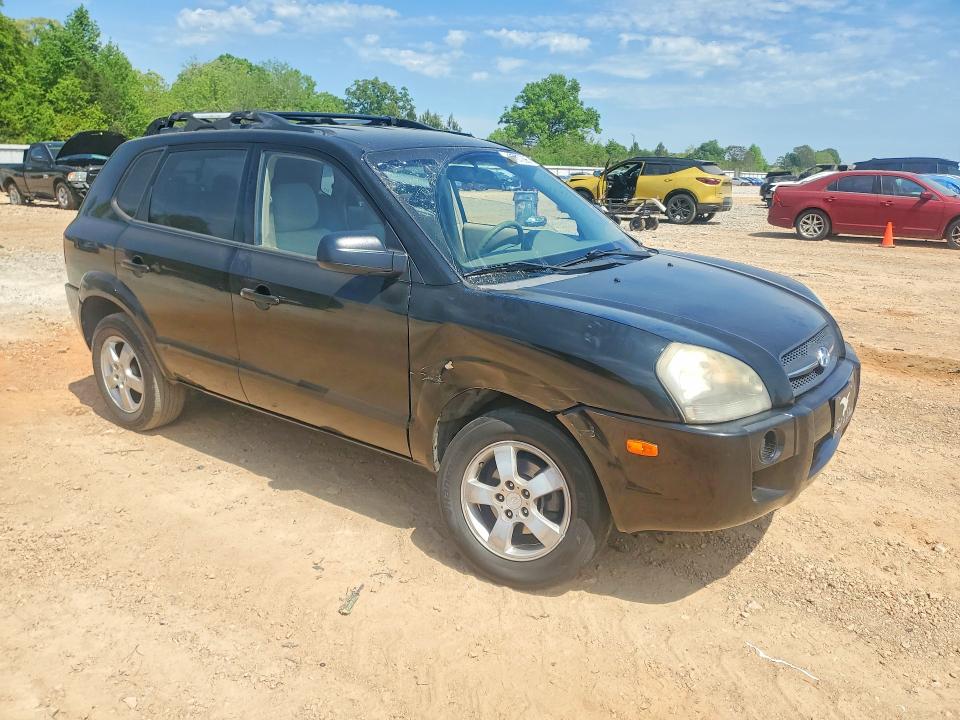 2006 Hyundai Tucson VIN KM8JM12B56U464055 COPART salvage auction — FRONT END, NC - SALVAGE CERTIFICATE OF TITLE, sold $875 on 2026-07-27 (photo 4)