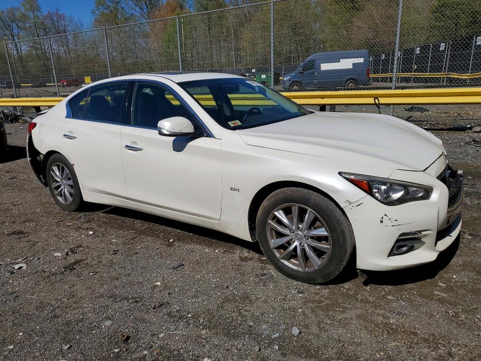 2016 Infiniti Q50 VIN JN1CV7AP4GM201635 COPART salvage auction — REAR END, MD - CERT OF SALVAGE > 75% DAMAGE, sold $625 on 2026-07-10 (photo 4)