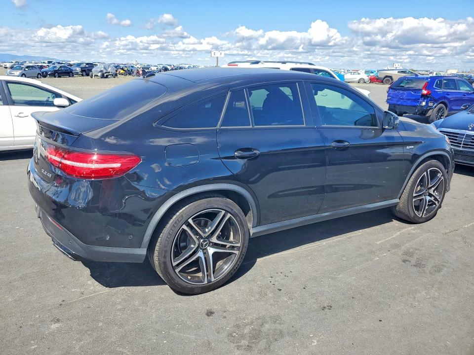2018 Mercedes-benz Gle VIN 4JGED6EB0JA124073 COPART salvage auction — REAR END, Salvage Title, sold $25,250 on 2026-07-15 (photo 3)