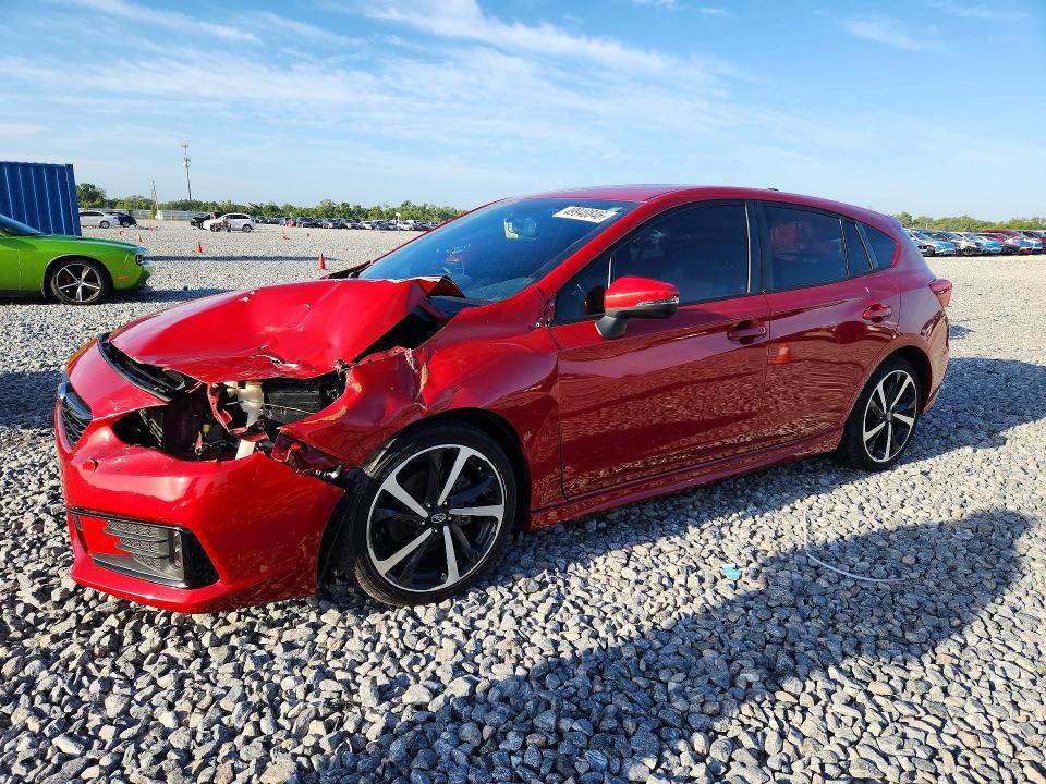 2023 Subaru Impreza VIN 4S3GTAL66P3720715 COPART salvage auction — FRONT END, Fl - Certificate Of Destruction, sold $6,000 on 2026-07-08 (photo 1)