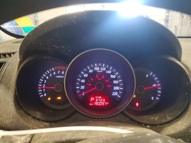 2012 Kia Forte VIN KNAFU4A25C5629067 COPART salvage auction — ROLLOVER, Salvage Title, sold $250 on 2026-07-30 (photo 9)