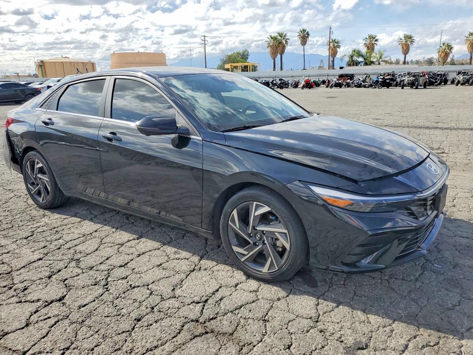 2024 Hyundai Elantra VIN KMHLP4DG9RU677251 COPART salvage auction — REAR END, Ca - Salvage Certificate, sold $1,600 on 2026-07-23 (photo 4)