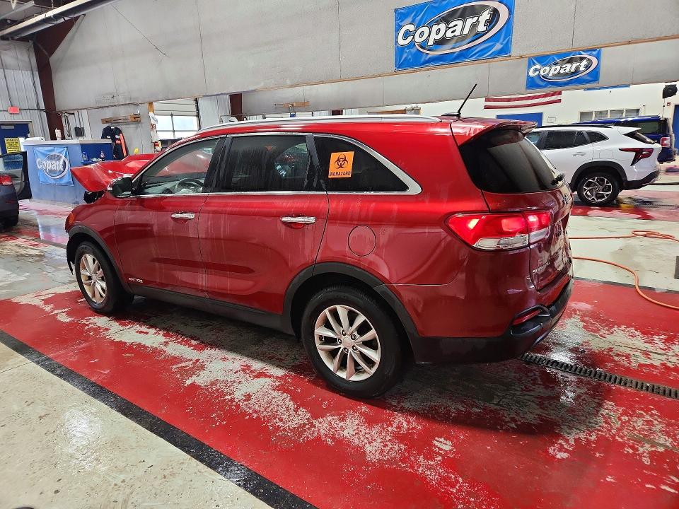 2016 Kia Sorento VIN 5XYPGDA5XGG131291 COPART salvage auction — FRONT END, Pa - Certificate Of Salvage, sold $725 on 2026-07-27 (photo 2)