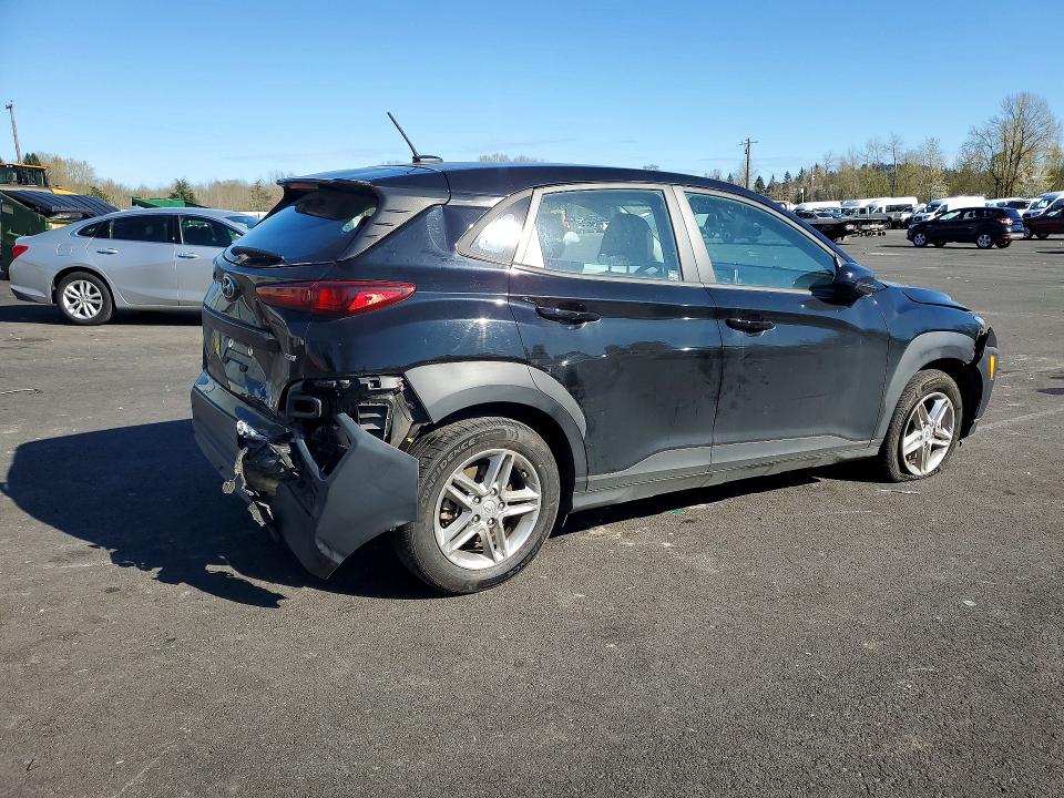 2021 Hyundai Kona VIN KM8K1CAA6MU748597 COPART salvage auction — REAR END, Or - Salvage Title Certificate, sold $2,700 on 2026-07-06 (photo 3)