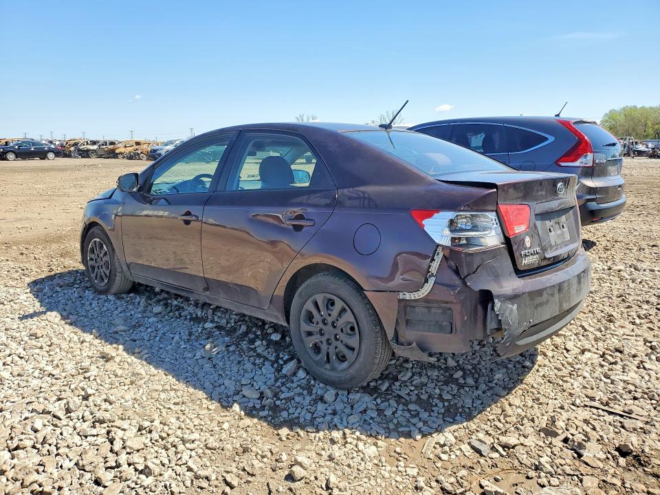 2010 Kia Forte VIN KNAFU4A28A5310176 COPART salvage auction — REAR END, Il - Salvage Certificate, sold $225 on 2026-07-06 (photo 2)
