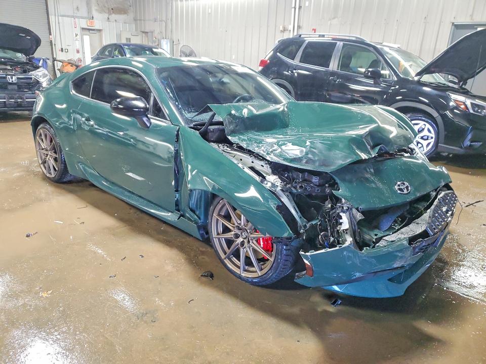 2025 Toyota Gr 86 VIN JF1ZNBM16S8750469 COPART salvage auction — FRONT END, Il - Salvage Certificate, sold $7,700 on 2026-07-21 (photo 4)