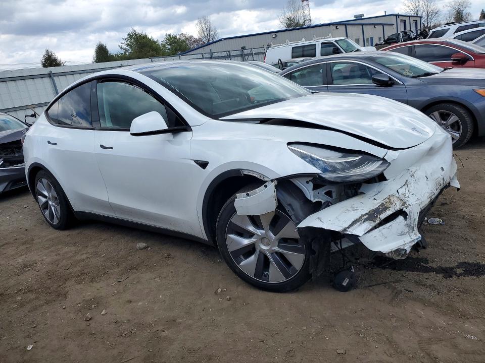 2023 Tesla VIN 7SAYGDEE3PA051854 COPART salvage auction — FRONT END, MD - CERT OF SALVAGE > 75% DAMAGE, sold $6,900 on 2026-07-27 (photo 4)