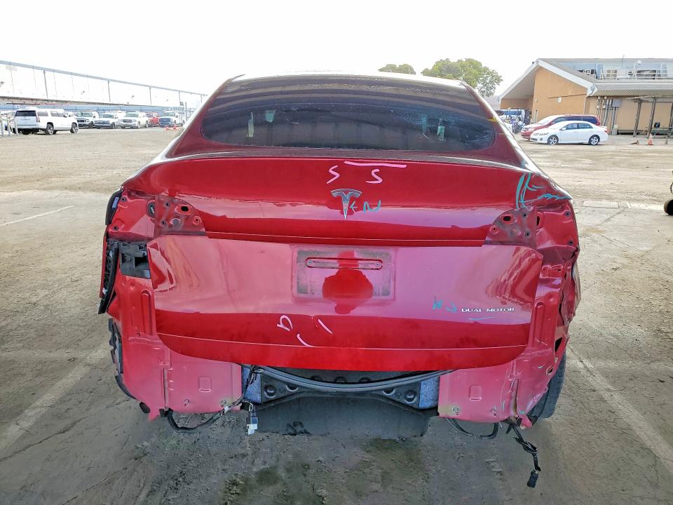 2020 Tesla VIN 5YJYGDEE4LF029470 COPART salvage auction — REAR END, Ca - Salvage Certificate, sold $6,800 on 2026-07-02 (photo 6)