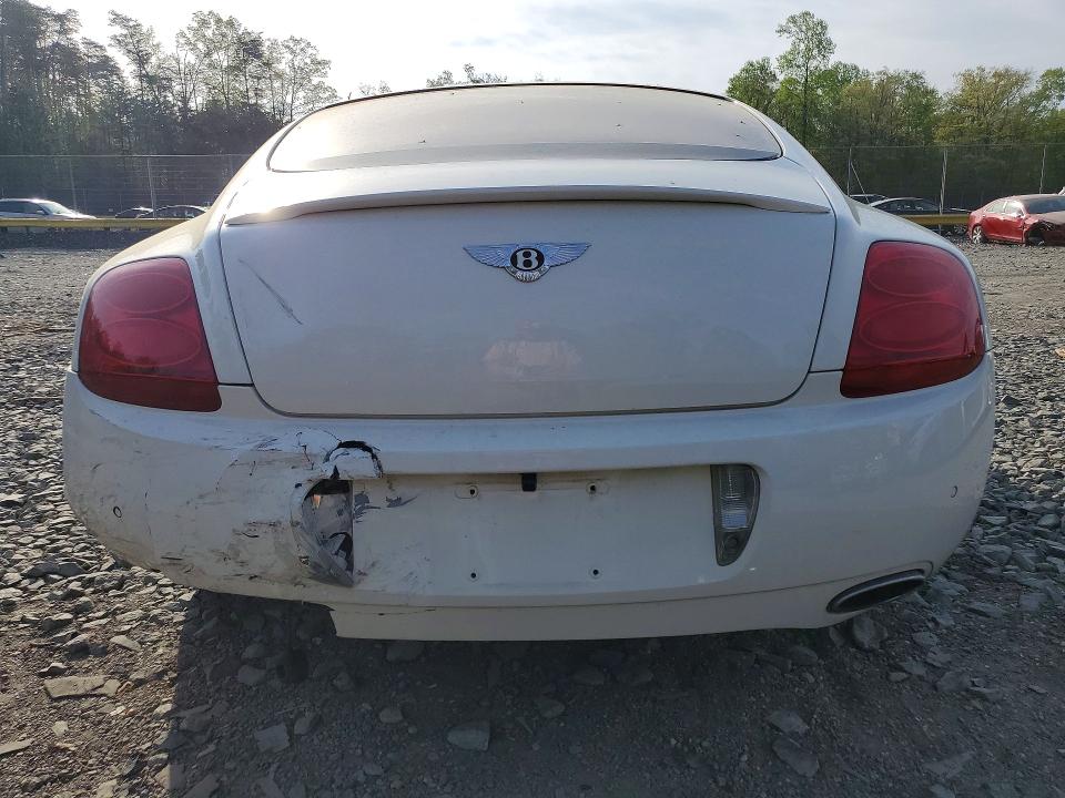 2006 Bentley Continental VIN SCBCR63W66C032452 COPART salvage auction — REAR END, Md - Cert Of Salvage > 75% Damage, sold $6,800 on 2026-07-21 (photo 6)