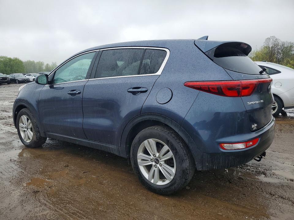 2018 Kia Sportage VIN KNDPM3AC1J7475579 COPART salvage auction — HAIL, OH - CERT OF TITLE-SALVAGE, sold $3,300 on 2026-07-06 (photo 2)