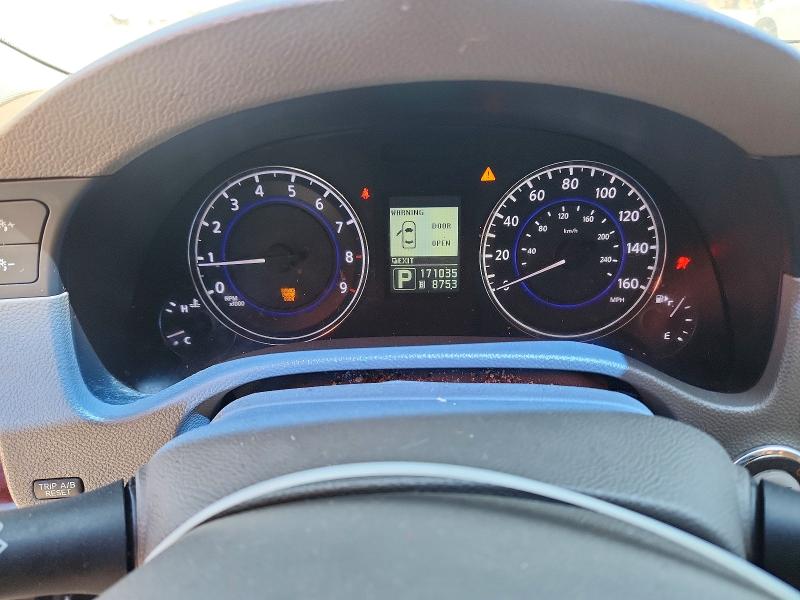 2011 Infiniti G37 VIN JN1CV6EL8BM261539 COPART salvage auction — FRONT END, NC - SALVAGE CERTIFICATE OF TITLE, sold $900 on 2026-07-22 (photo 9)