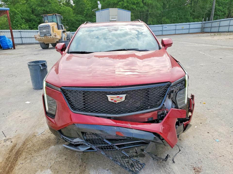 2025 Cadillac Xt4 VIN 1GYFZER41SF111668 COPART salvage auction — FRONT END, Salvage Title, sold $13,100 on 2026-07-17 (photo 5)