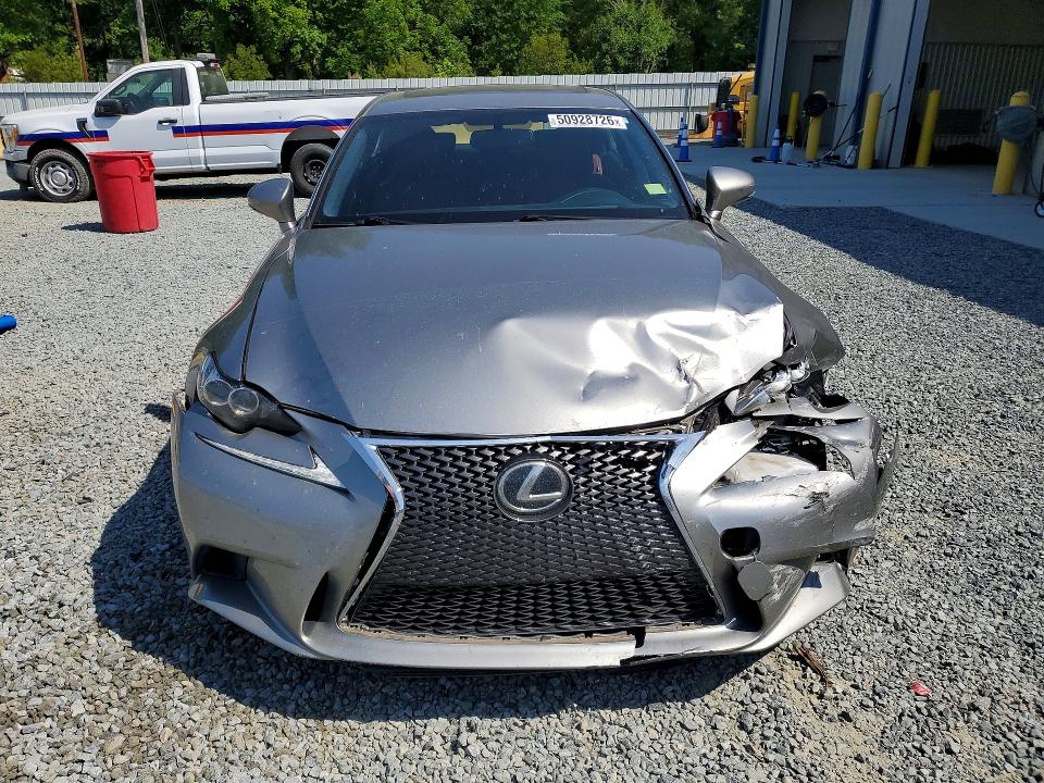 2016 Lexus Is VIN JTHBA1D2XG5036958 COPART salvage auction — FRONT END, Nc - Salvage Certificate Of Title, sold $1,350 on 2026-07-30 (photo 5)