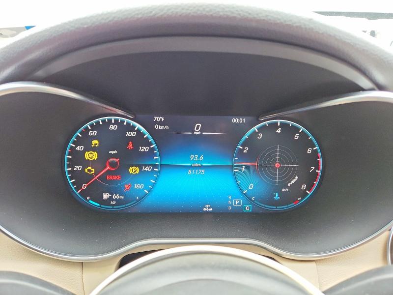 2020 Mercedes-benz C-klasse VIN W1KWF8EB1LR597909 COPART salvage auction — FRONT END, Il - Salvage Certificate, sold $5,800 on 2026-07-08 (photo 9)