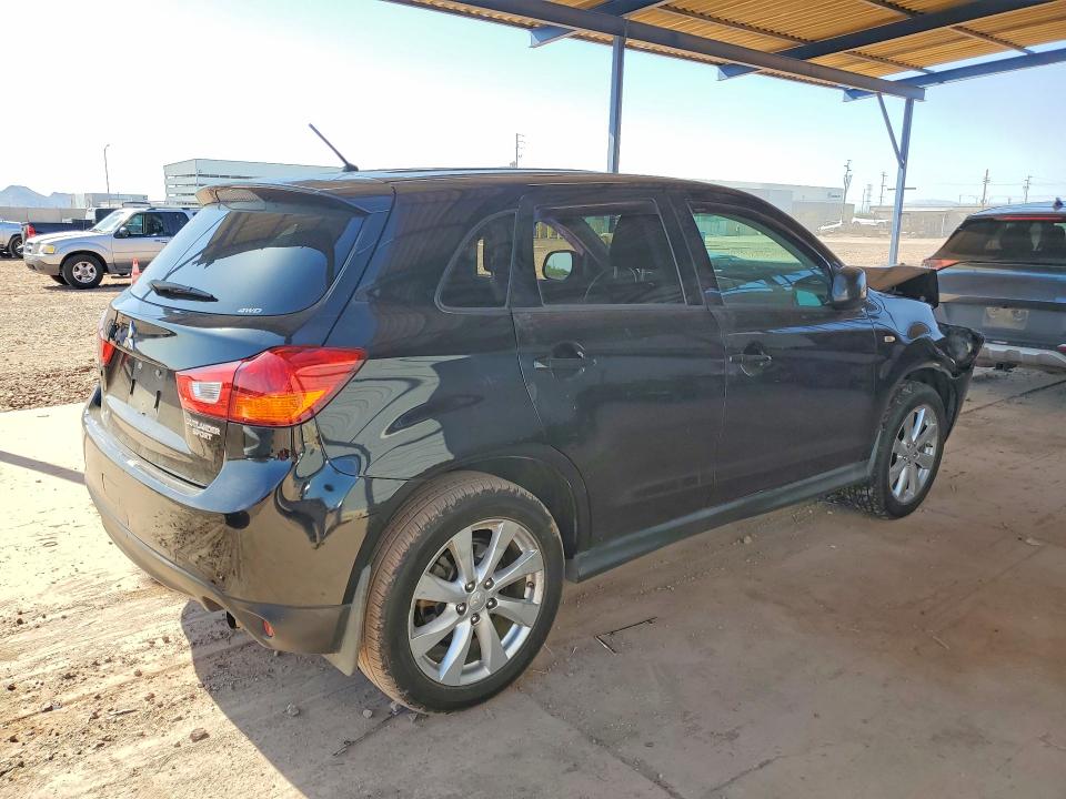 2015 Mitsubishi Outlander VIN 4A4AR3AU3FE022432 COPART salvage auction — FRONT END, Pa - Certificate Of Salvage, sold $1,150 on 2026-07-02 (photo 3)
