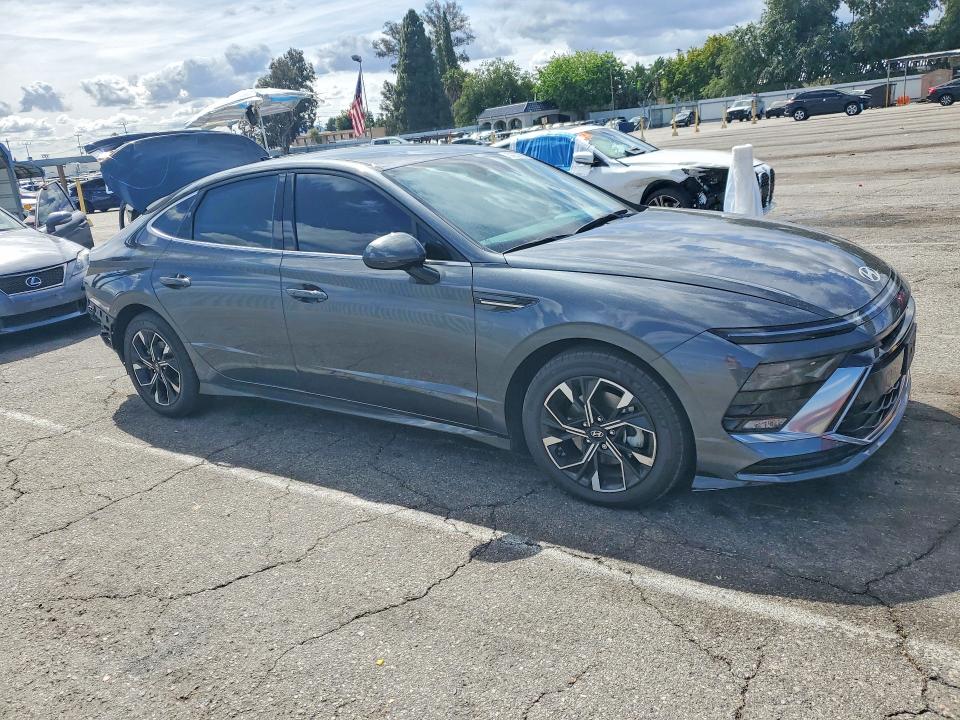 2024 Hyundai Sonata VIN KMHL64JA3RA389312 COPART salvage auction — REAR END, Ca - Salvage Certificate, sold $9,800 on 2026-07-02 (photo 4)