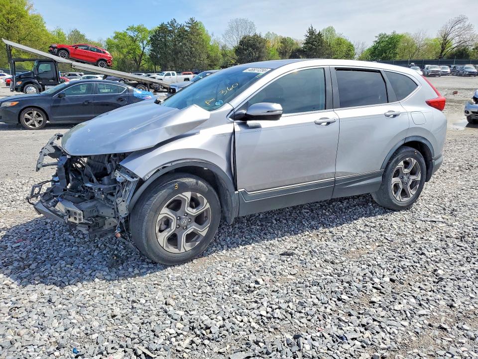 2017 Honda Cr-v VIN 7FARW1H52HE037046 COPART salvage auction — FRONT END, Tn - Salvage Certificate, sold $3,750 on 2026-07-28 (photo 1)