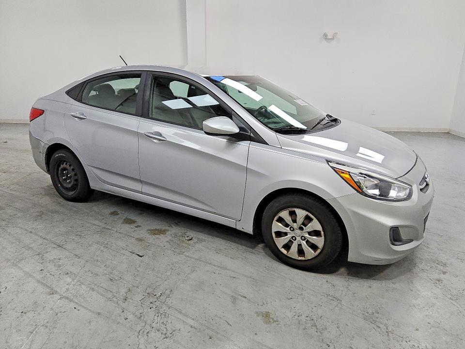 2017 Hyundai Accent VIN KMHCT4AE5HU306987 COPART salvage auction — FRONT END, Wv - Certificate Of Title, sold $525 on 2026-07-16 (photo 4)