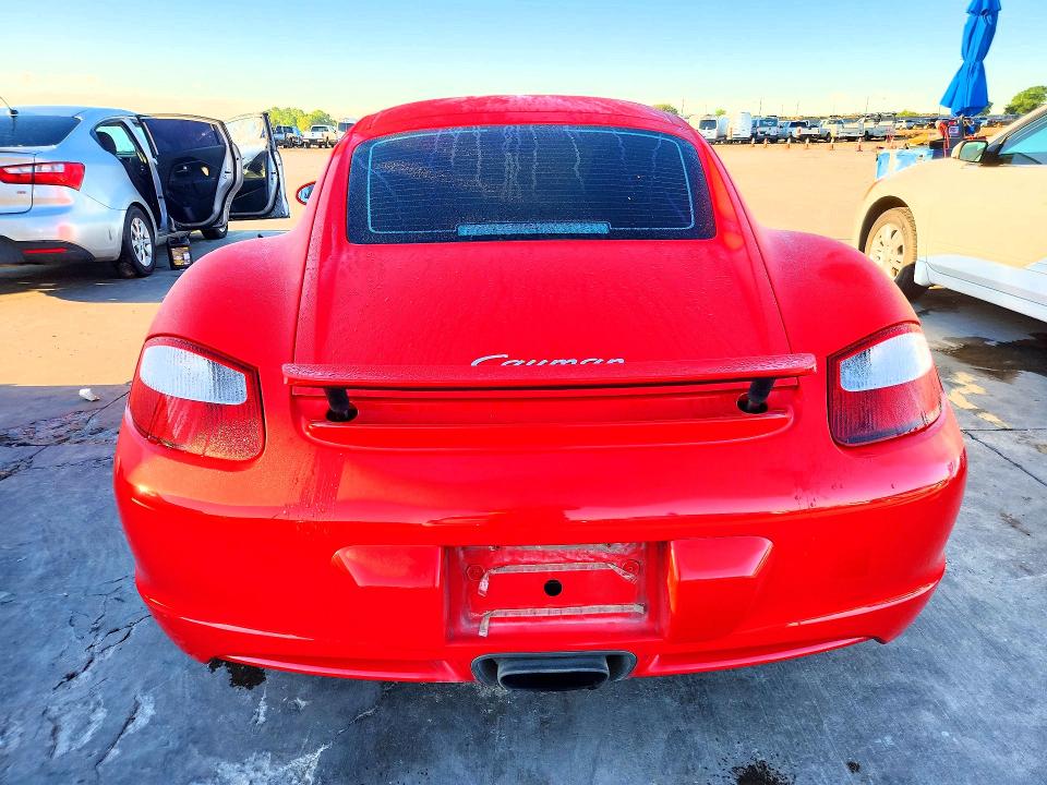 2008 Porsche Cayman VIN WP0AA29868U760220 COPART salvage auction — NORMAL WEAR, Nj - Certificate Of Title, sold $7,200 on 2026-07-20 (photo 6)