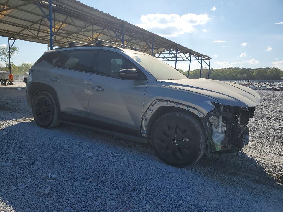 2024 Hyundai Tucson VIN KM8JF3DE4RU327108 COPART salvage auction — FRONT END, Ga - Cert Of Title-Salvage, sold $7,700 on 2026-07-02 (photo 4)