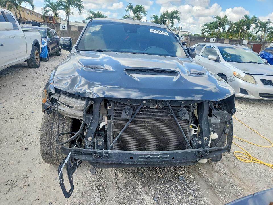 2018 Dodge Durango VIN 1C4SDJGJ4JC159573 COPART salvage auction — FRONT END, Fl - Cert Of Title-Rebuilt, sold $7,900 on 2026-07-02 (photo 5)