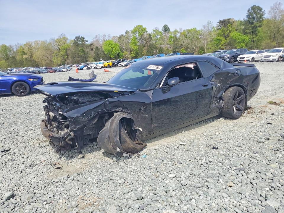 2017 Dodge Challenger VIN 2C3CDZC99HH635715 COPART salvage auction — FRONT END, Nc - Salvage Certificate Of Title, sold $11,200 on 2026-07-29 (photo 1)
