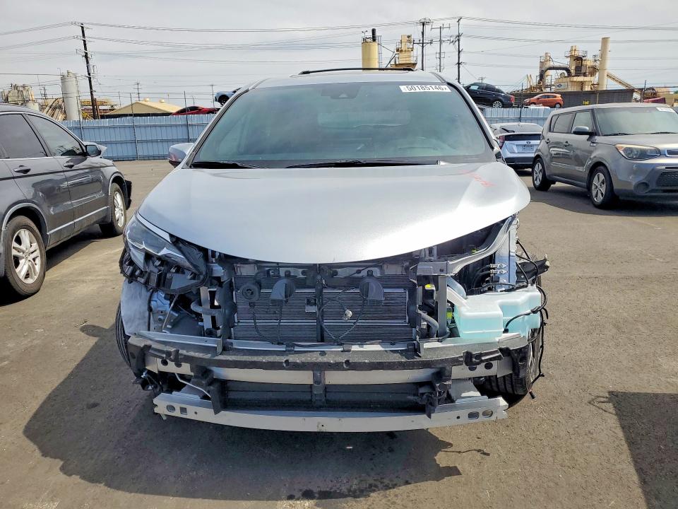 2025 Toyota Sienna VIN 5TDESKFC0SS201409 COPART salvage auction — FRONT END, Salvage Title, sold $23,200 on 2026-07-27 (photo 5)