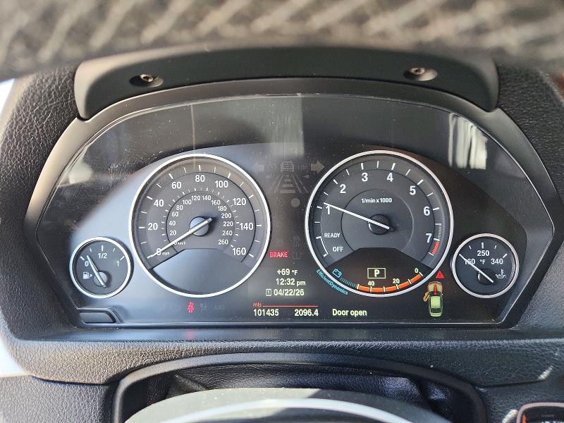 2013 BMW 3er VIN WBA3A5G53DNP24747 COPART salvage auction — REAR END, Ca - Salvage Certificate, sold $2,700 on 2026-07-08 (photo 9)