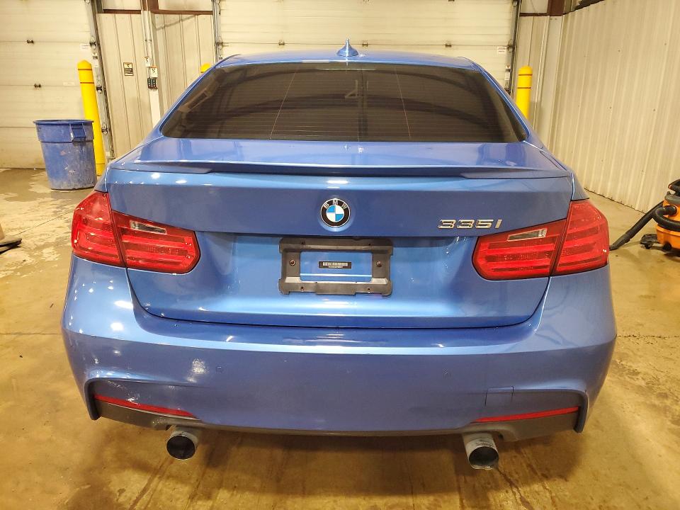 2014 BMW 3er VIN WBA3A9C52EF686341 COPART salvage auction — FRONT END, MD - CERT OF SALVAGE < 75% DAMAGE, sold $6,600 on 2026-07-14 (photo 6)