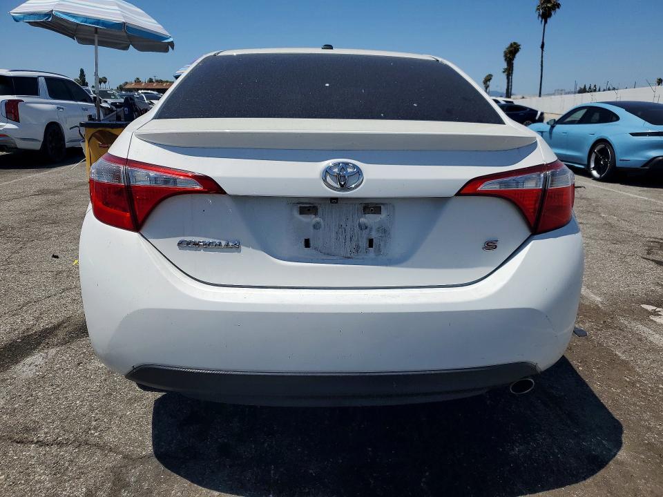 2016 Toyota VIN 5YFBURHE0GP534777 COPART salvage auction — VANDALISM, Ca - Salvage Certificate, sold $3,500 on 2026-07-02 (photo 6)