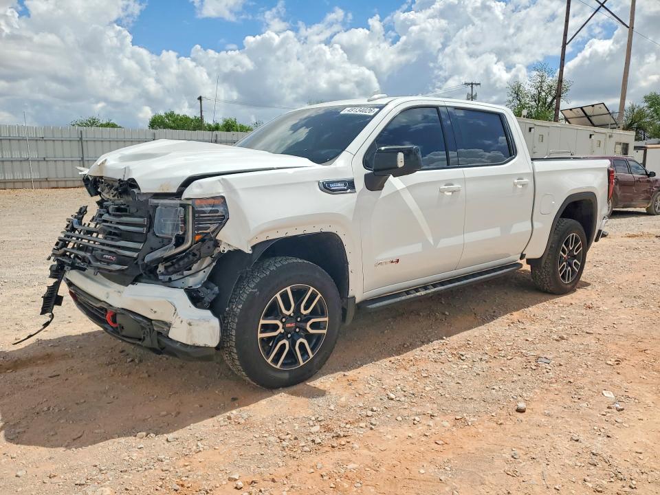 2025 GMC Sierra VIN 1GTUUEE80SZ341382 COPART salvage auction — Front End, OK - CERTIFICATE OF TITLE-JUNKED, sold $16,200 on 2026-06-11 (photo 1)