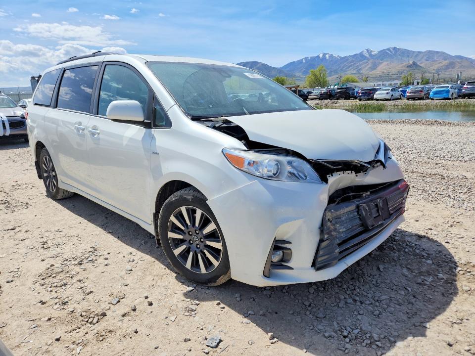 2018 Toyota Sienna VIN 5TDDZ3DC4JS195824 COPART salvage auction — FRONT END, Ut - Salvage Certificate, sold $4,900 on 2026-07-24 (photo 4)