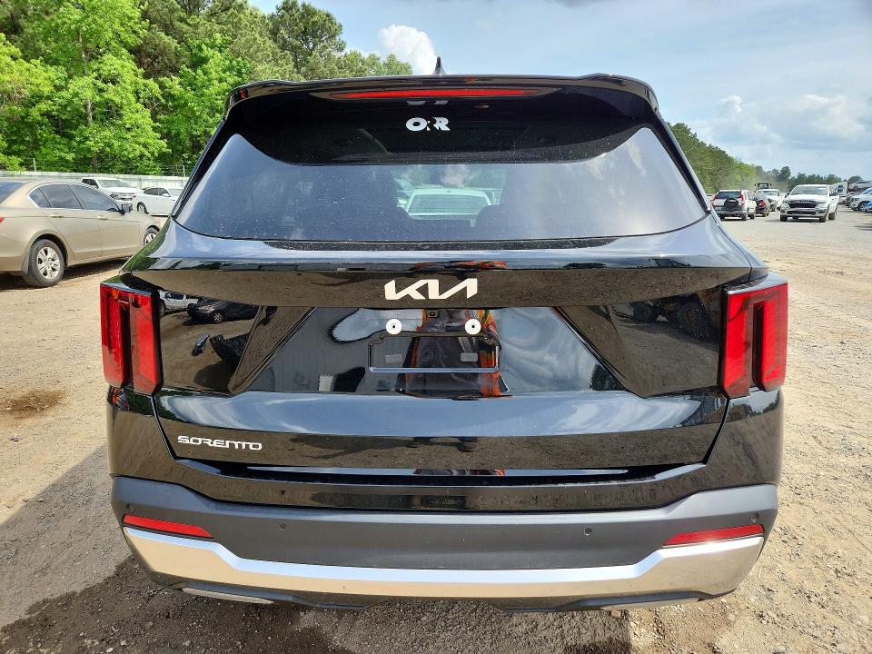 2024 Kia Sorento VIN 5XYRK4JF5RG270666 COPART salvage auction — FRONT END, Salvage Title, sold $9,500 on 2026-07-23 (photo 6)