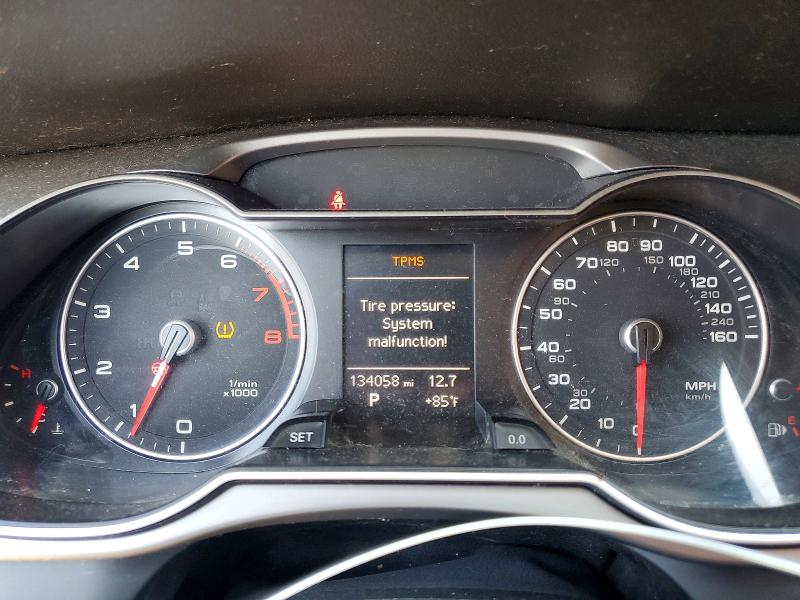 2014 Audi A4 VIN WAUFFAFL4EN015818 COPART salvage auction — FRONT END, Mo - Salvage Certificate Of Title, sold $1,250 on 2026-07-09 (photo 9)
